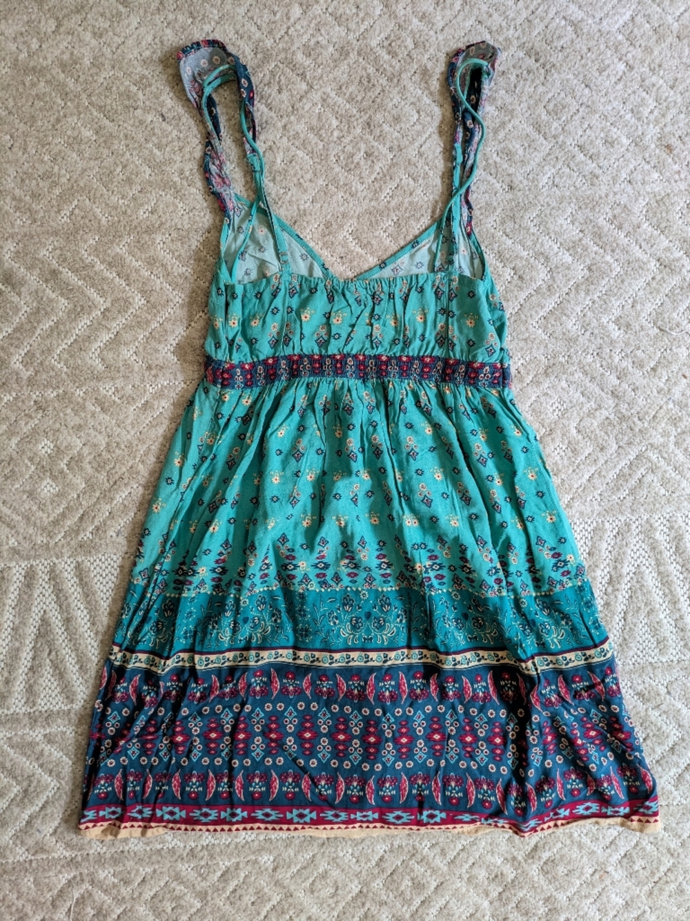 Hollister Boho Sundress in Teal - Picture 3 of 5